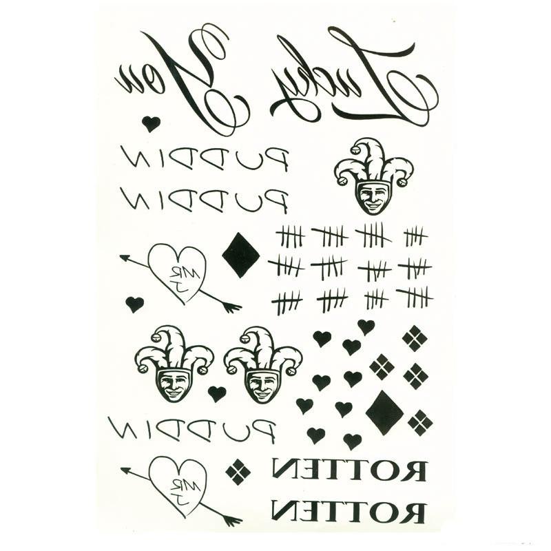 Отряд Самоубийц Харли Квинн Тату Наклейка Переводная Наклейка для Хэллоуин Декора