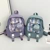 School Bag 2025 New Printed Cartoon Cute Primary School Students Casual Versatile Foreign Style College Style Backpack