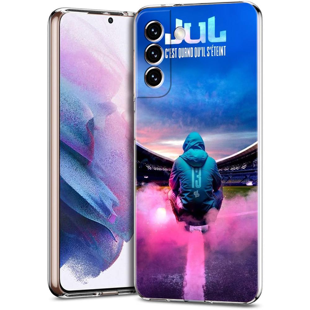 Phone Case For Samsung Galaxy S24 Ultra S23 FE S22 S20 S21 5G S10 S9 Plus S10E S8 Silicone Clear JuL Rapper Cover