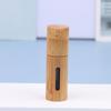 Bamboo Roll On Bottle 3/5/10Ml Wood Roller Bottle Essential Oil Lip Gloss Refillable Tube Empty Jar Glass Bottle Perfume 1Pc