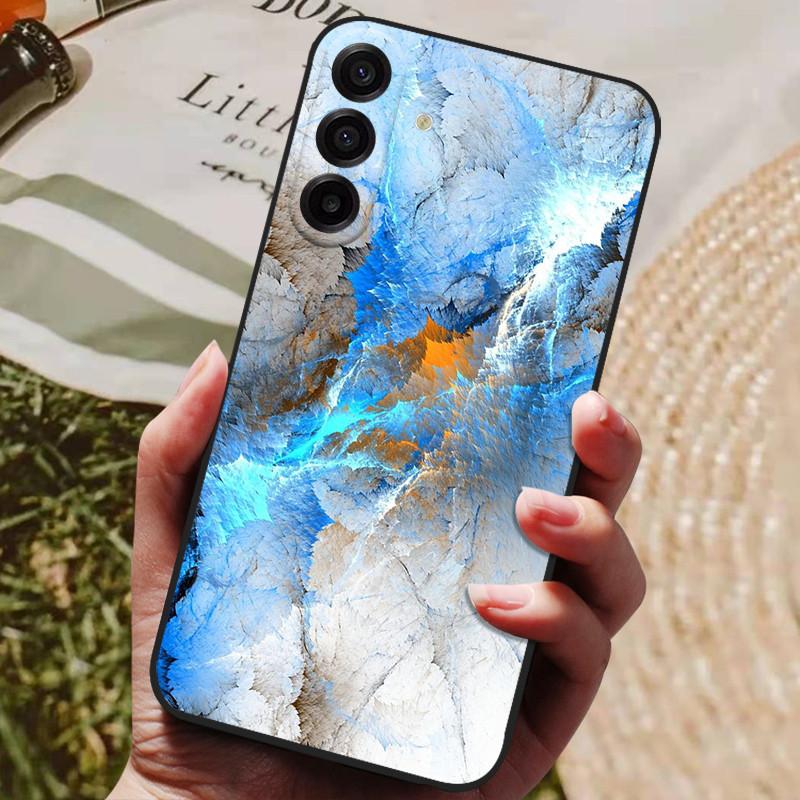 Чехол для Samsung Galaxy A17 5G Мягкий силиконовый чехол Черный бампер ТПУ Для Samsung A07 A17 A 17 4G 5G Funda Чехлы для телефона Задняя крышка