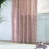 Finished Curtains Cotton And Linen Fabric Printing Floral Fresh Small Window Semi-Blackout Balcony Bay Window Curtain