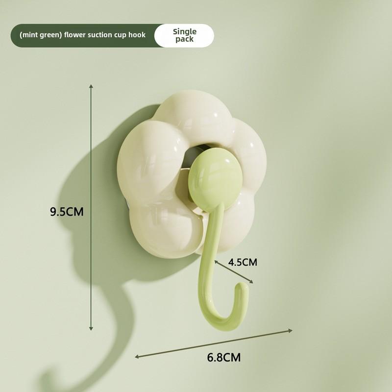 Креативный крючок-присоска для цветов без проколов, многофункциональный, для ванной, кухни, многоразовый, бесследный, мощный стеллаж для хранения вещей