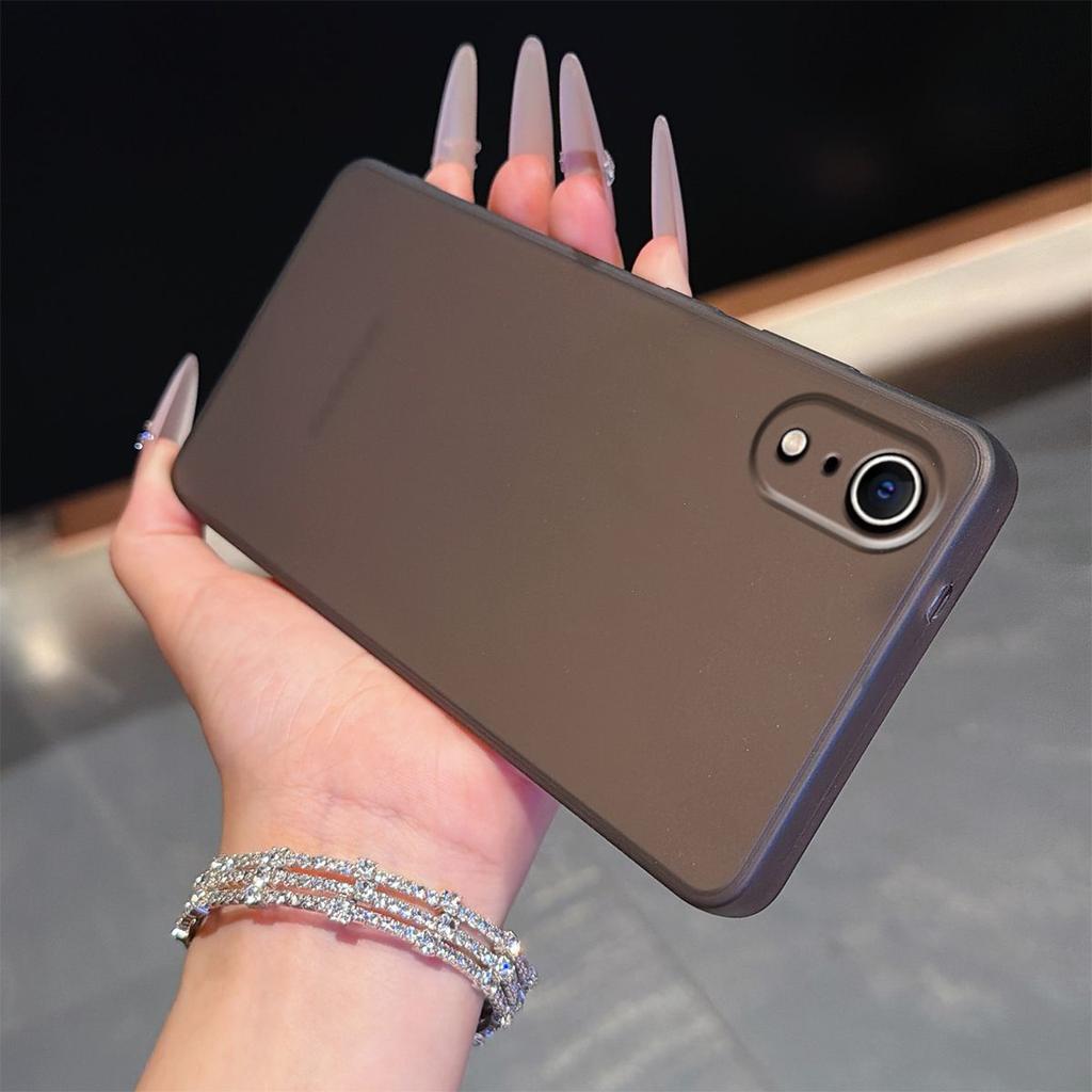 Полупрозрачный матовый чехол для телефона в цвете Моранди для iPhone XR Мягкий корпус из ТПУ