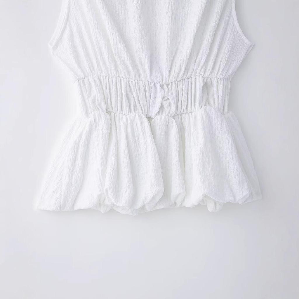 Women's 2025 Early Spring Slim-fit Top with Bow-knot Detail