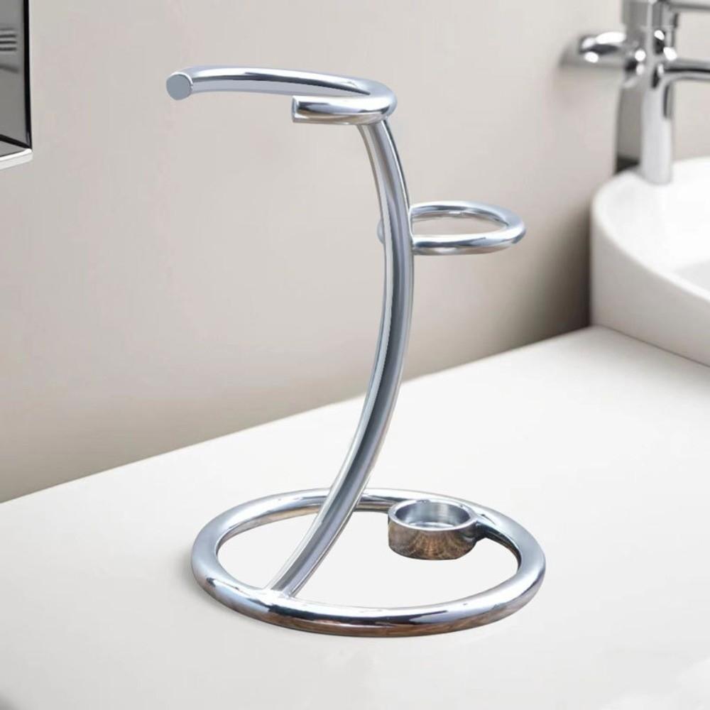 Подставка для металлической бритвы с усами Держатель Подставка для бритвы Мужская подставка для кисти для бороды Идеальный подарок для отца