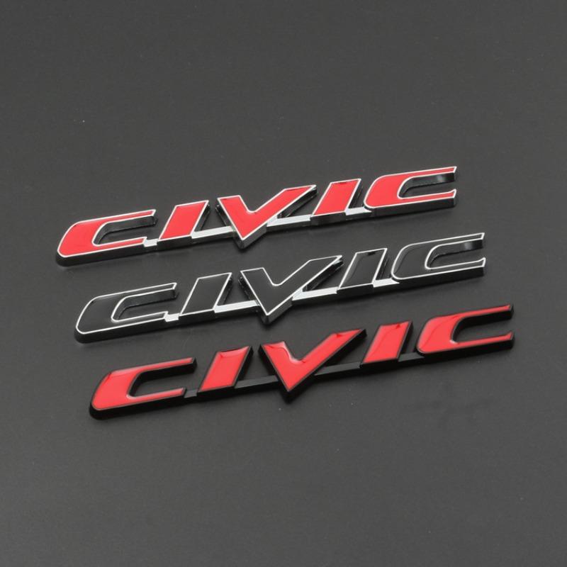 Применимо к CIVIC Английская металлическая наклейка на багажник IVTEC боковая наклейка с буквами модифицированная после маркировки логотипа автомобиля