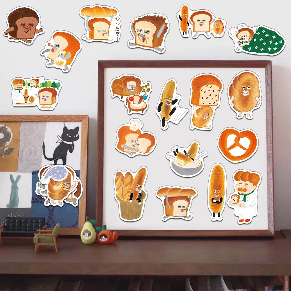 Creative Bread Thief Stickers Set - 60 Sheets for DIY Journals, Phone Cases, Notebooks