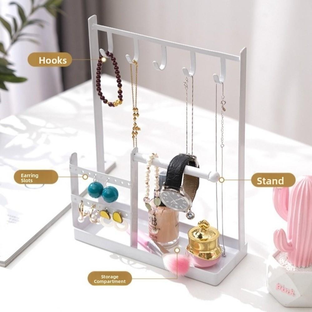 Hanging Hook Earrings Display Stand Multifunctional Bracelet Watch Jewelry Rack  Bangle