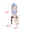 17cm Re Zero Rem Figure Sitting Chair PVC Anime Model For Collectible Desk Decoration Gift