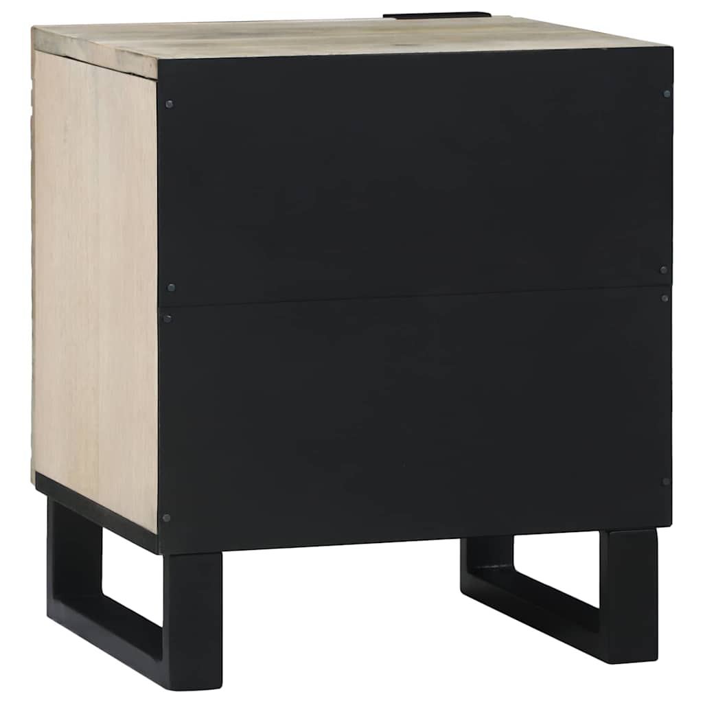 Nightstand White 40 x 33 x 46 cm Engineered Wood