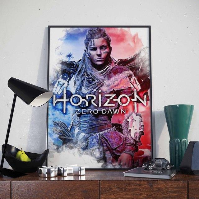 Japanese Anime Horizon Zero Dawn Picture Art Decoration Home Decoration Oil Painting