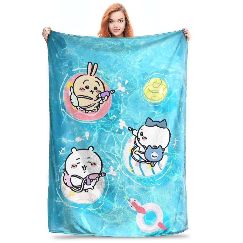 Чиикава Плед для плавания Качество Мягкий Теплый Плед Весна Дети Гостиная Новинка Покрывало