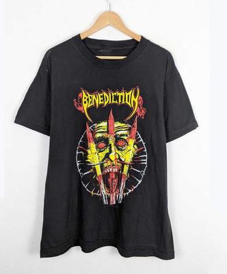 Футболка унисекс Band Benediction Euro Tour Все размеры от S до 5XL LL2222 Футболка унисекс