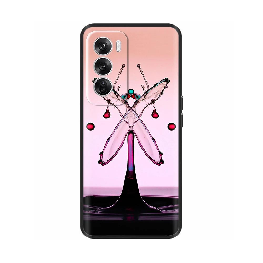 Чехол для OPPO Reno 12 5G Новый модный окрашенный чехол Силиконовый мягкий ТПУ чехлы для телефона Для OPPO Reno 12 Pro 5G Корпус reno12 Pro Fundas