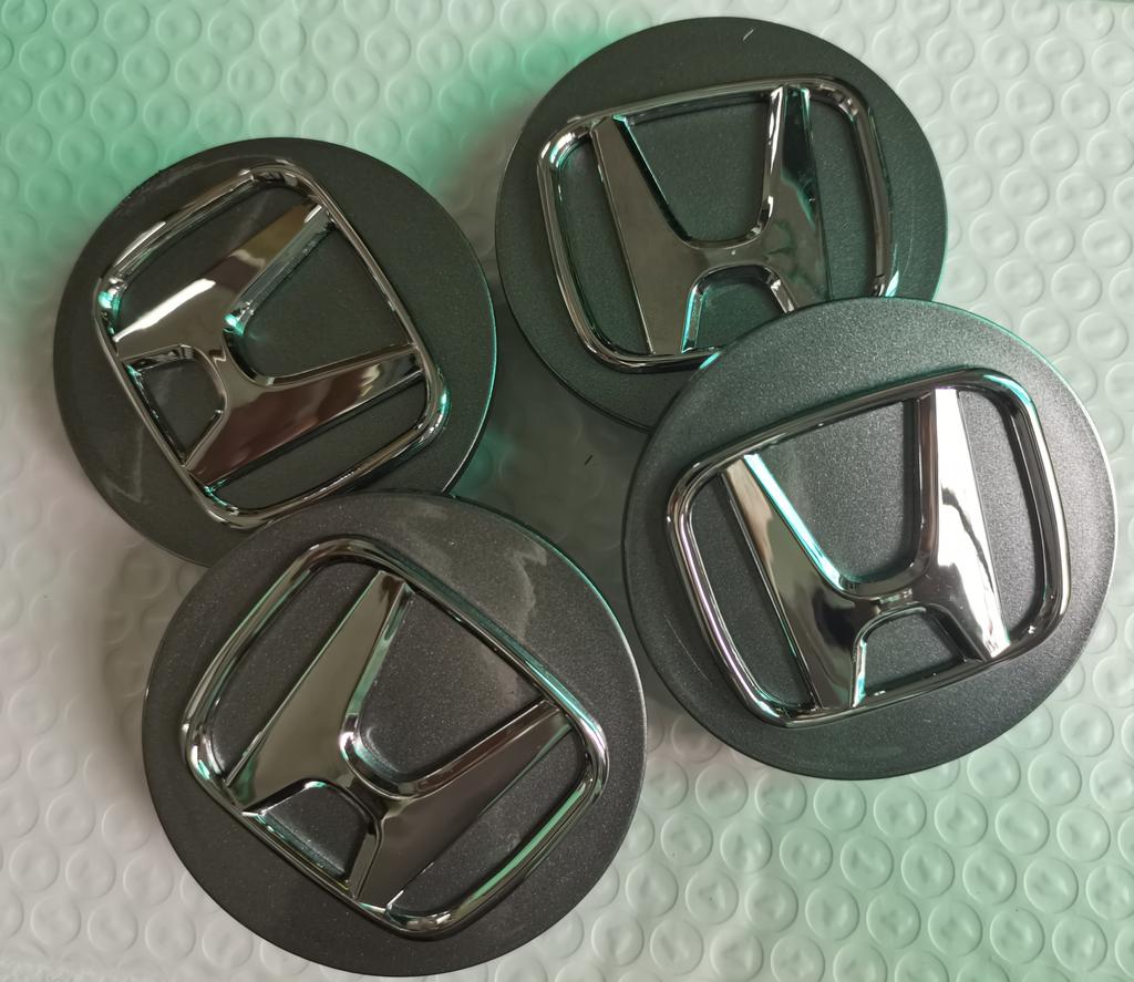 ASZ2 4pcs 62mm Wheel Center Cap Logo Hub Cover Badge Emblem for Honda Civic City Accord Odyssey Spirior CRV HR-V Jazz CBR HRV Set 4