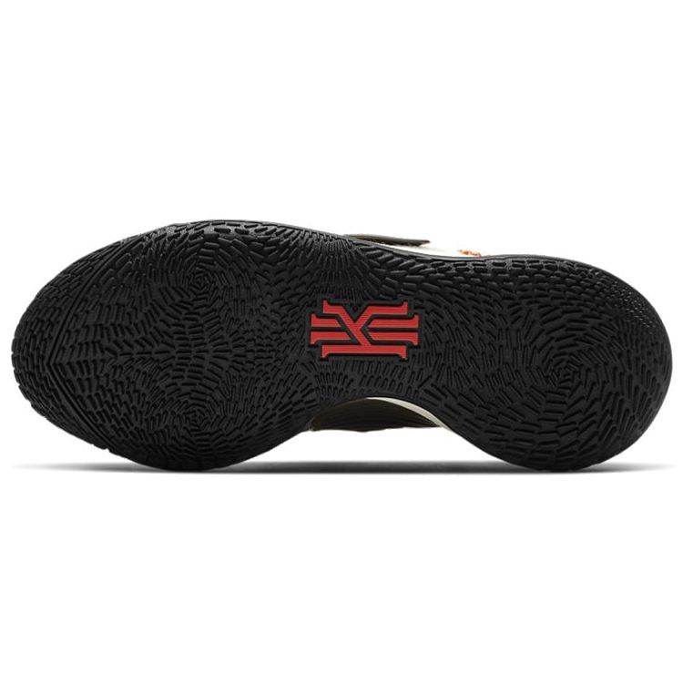 Nike Кроссовки унисекс Kyrie Low 3 Sail Team оранжевые кремово-черные CJ1286-101
