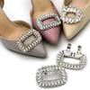 1 Pair Lady Shoe Clips Wedding Bride Shoes Decoration Women High Heel Charms Jewelry Shoes Rhinestones Crystal Decoration