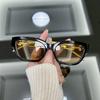 Винтажные солнцезащитные очки «кошачий глаз» женские мужские брендовые ретро солнцезащитные очки женские мужские модные уличные зеркальные панк оправа