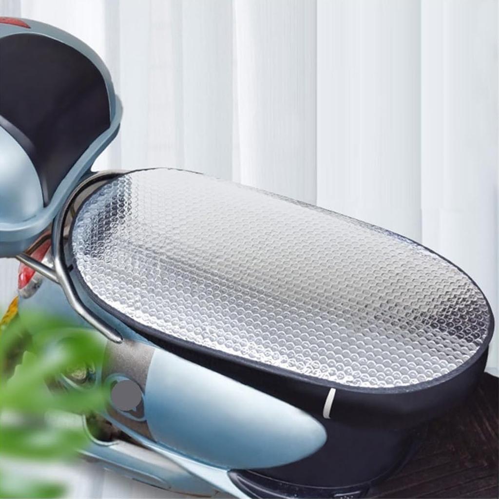 Подушка сиденья - Чехол сиденья Мотоцикл Защитный чехол подушки сиденья с теплоизоляцией от солнца