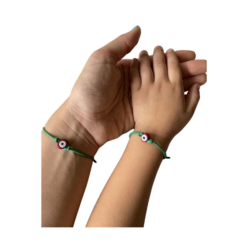 Браслет Lover, 2 предмета, стеклянный браслет сглаза, комбинация браслетов из бисера