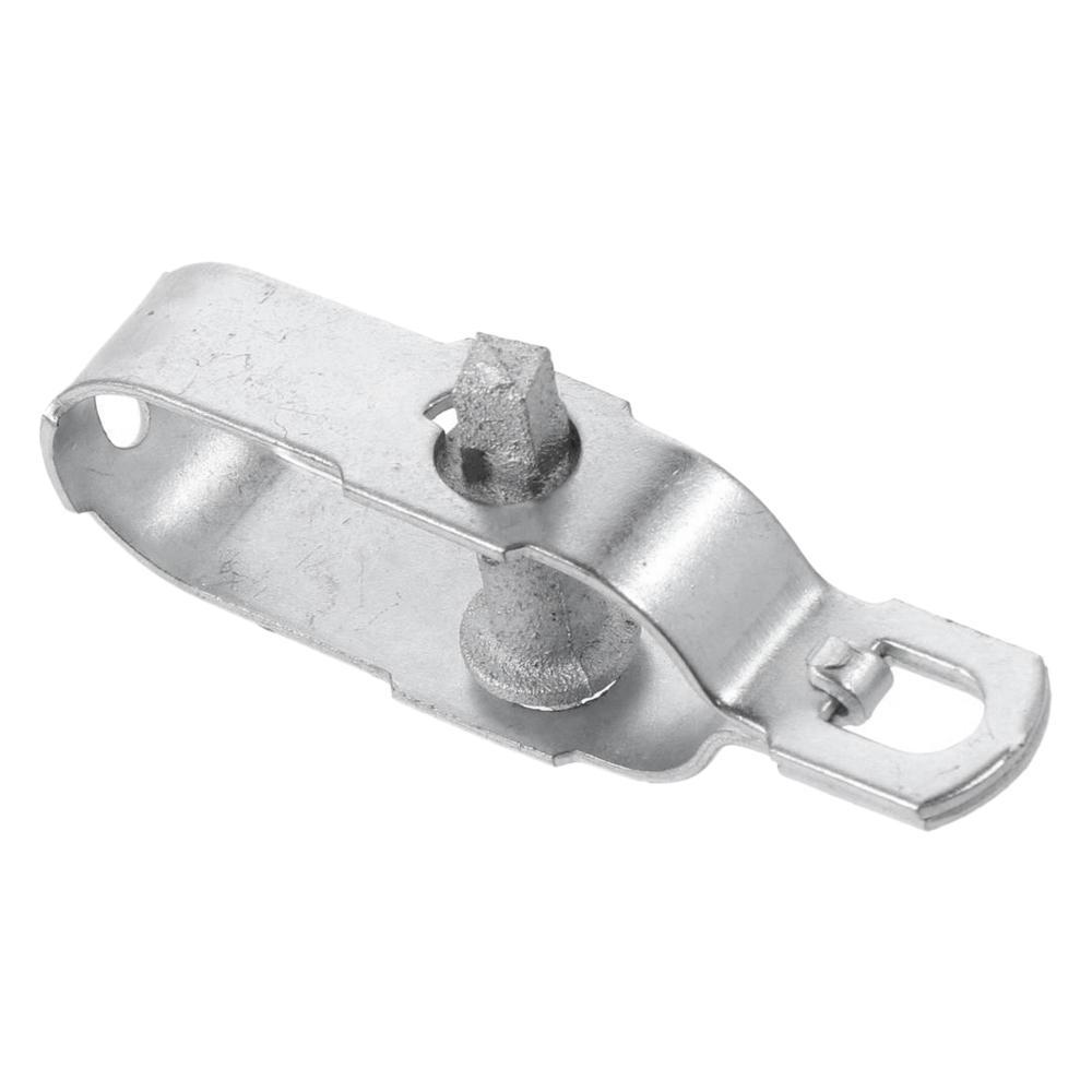 12 шт. серебряных защелкивающихся стальных зажимов для прочной двухтрубной антенной мачты