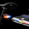 Waterproofs Bicycles Taillight Rechargeable Solar Bike Rear Light Mountain Bike Cycling Safety Warning Lamp Enduring