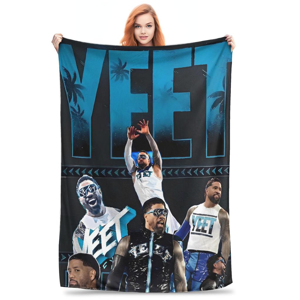 JEY YEET USO Борьба Теплое одеяло Детское плюшевое покрывало Смешное для дивана кресла Фланелевая простыня Покрывало для дивана-кровати