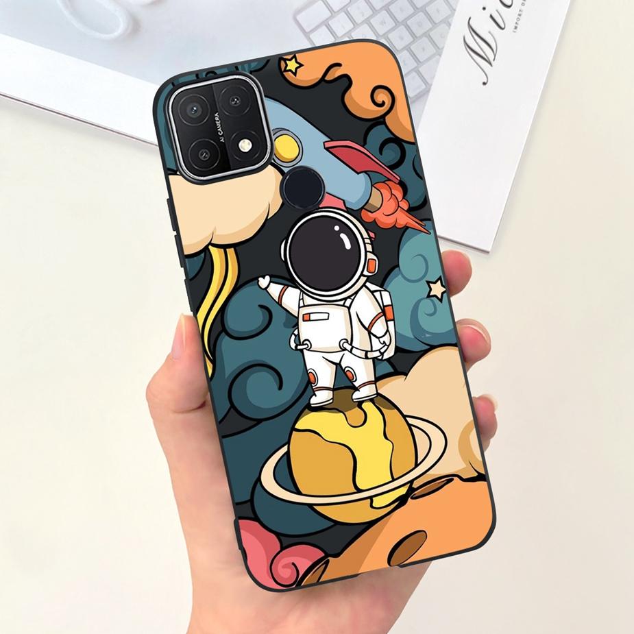 For Oppo A15 Case Oppo A15s CPH2179 Cute Fashion Candy Painted Cover Soft TPU Phone Case For Oppo A15 A 15 s OppoA15 Full Bumper