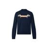 Louis Vuitton X Nigo Интарусия Жаккард Графический Кашемировый Свитшот с Круглым Вырезом 1A9KFA