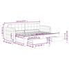 Extendable Daybed with Drawers Dark Green 80x200 cm Velvet