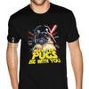 Футболки с надписью «May The Pugs Be With You» для парней, свободная футболка, мужская готическая футболка в стиле аниме, модная брендовая винтажная футболка