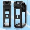 ABS Protective Frame Cold Shoe Mount 1/4 Screw Base Rabbit Cage Quick Release Housing Shell for DJI Osmo 360
