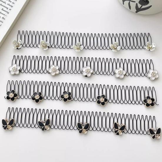 U-образный фиксатор для отделки волос, волнистая расческа, U-образная заколка для волос, металлическая проволока, расческа для волос, мини-держатель для челки, инструмент для укладки, невидимая прическа, аксессуары для волос