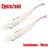 Portable Swim Squid Skirt Lure Saltwater Octopus Bait Hook Fishing Tackle Soft Silicone