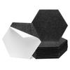 Uxcell 12-Piece Self-Adhesive Acoustic Panels, 12" X 10" X 0.4", Good Density Soundproof Padding, Hexagonal Soundproof Absorbent Panels, Insulation,