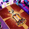 Bradford City AFC Print Rug, Washable Floor Carpet, For Entryway Dorm Laundry Room Office Study, Home Decor Birthday Christmas Gift