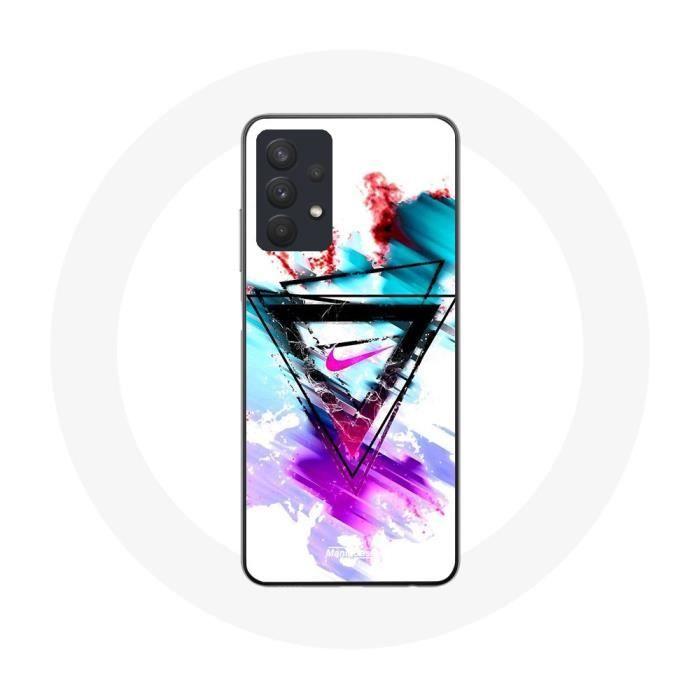 Coque - MANIACASE - Samsung Galaxy A32 5G - Multicolore - Souple - Nike Logo