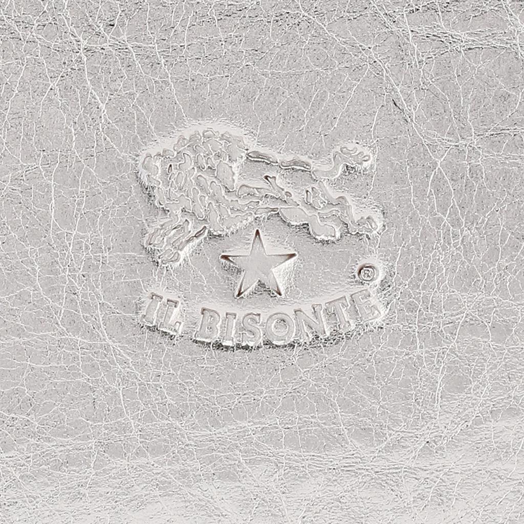 IL BISONTE Длинный кошелек из коровьей кожи, Унисекс, Кожа, Серебристый, 54_1_54192306140