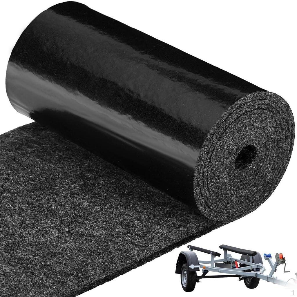 Marine Bunk Carpet Boat Trailer Mat Double Layer Carpeting for Car Trunk Liner