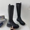 Long Boots Women's New Autumn and Winter British Style Retro Boots, Long Boots But Knee-high Knight Boots