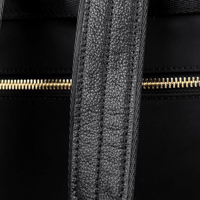 Genuine Leather Knapsack Oxford Women Rucksack Luxury Shoulder Bag Female Fashion Cowhide Travel Backpack New Ladies Casual Bag