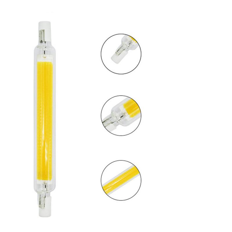 R7S COB Галогенная вольфрамовая лампа Прожектор 10 Вт/20 Вт 78 мм/118 мм