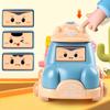 Нетоксичная детская игрушка-каталка, ходячая тележка, музыкальная машинка со светом, игрушки для обучения ползанию и ходьбе, мультяшная многогранная тележка-машинка
