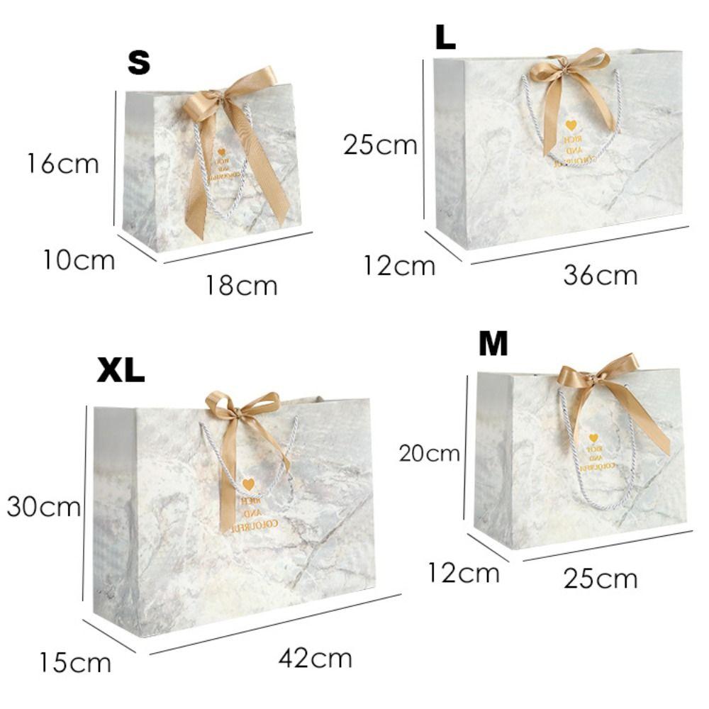 Large Capacity Gift Bag Multi-size Handhold Paper Bag Creative Packaging Bag Gift