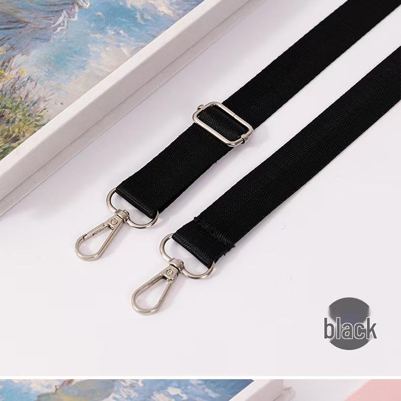 Новый регулируемый нейлоновый плечевой ремень кроссбоди - Однотонный, расширенный и утолщенный дизайн