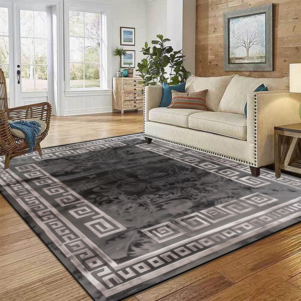 Nordic Luxury High-end Carpets для гостиной, современный домашний декор, большие ковры для спальни, гостиной, моющийся нескользящий напольный коврик