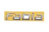 Надпись Fabia (125 мм на 25мм) для Skoda Fabia 2007-2014 гг