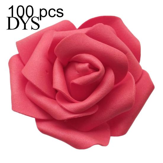 25/50/100 шт искусственные пенополиэтиленовые розы голова цветы DIY свадьба домашний декор комнаты