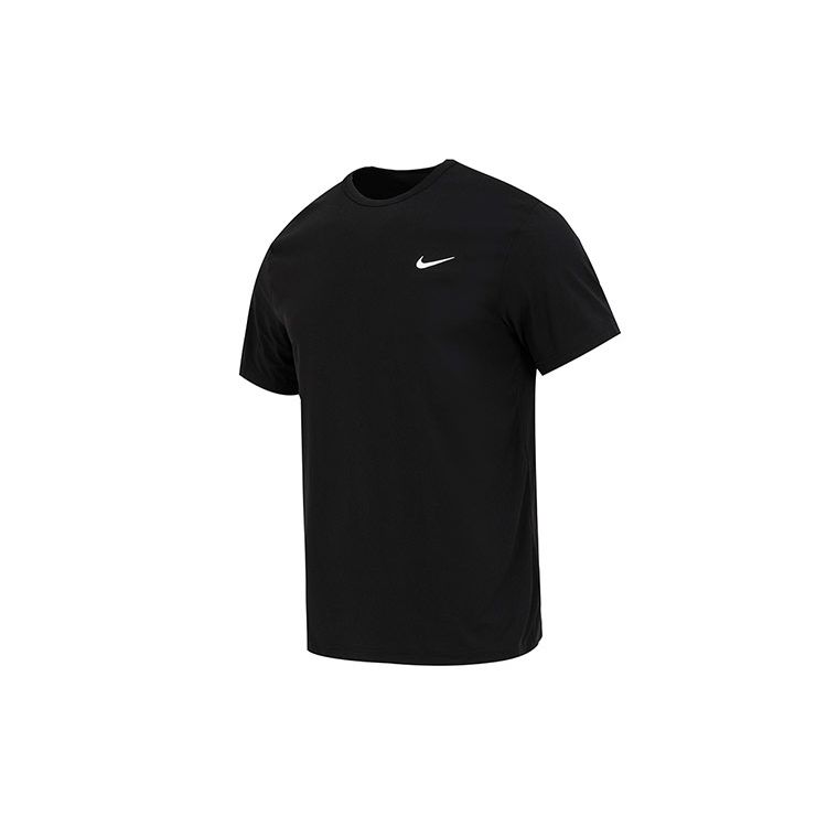 Nike Dri-Fit UV Hypervis Спортивная повседневная футболка с коротким рукавом с круглым вырезом SS23 Мужские топы Черные DV9840-010